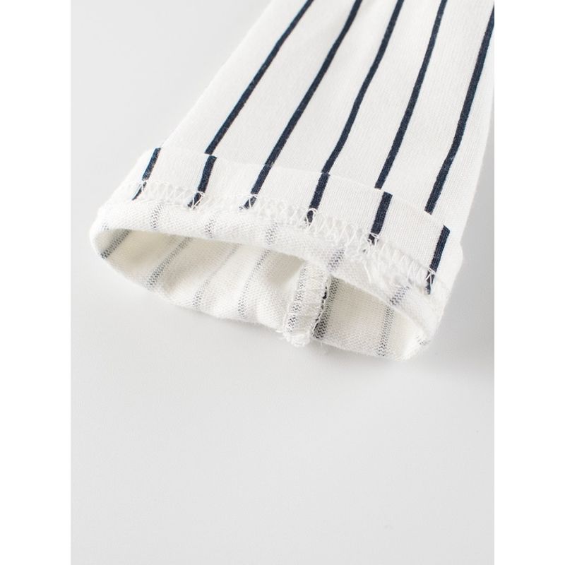 27Kids Children's Clothing Spring and Autumn Boys Cotton Base Shirt Babies' Long Sleeve T-shirt Stripes Clothes Baby's Top