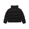 PUMA Down Jackets Unisex Black Stand Collar Moderate Puffer Jacket 581612-01