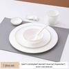 ZISIZ Gold Rim Bone China Dinnerware Set