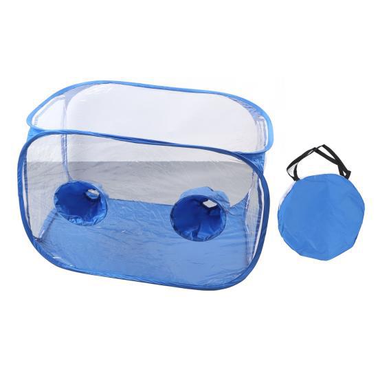 

Палатка для выращивания грибов, неподвижный воздушный ящик, портативный складной ПВХ, 2 порта для рук, контейнер для выращивания грибов для исследований