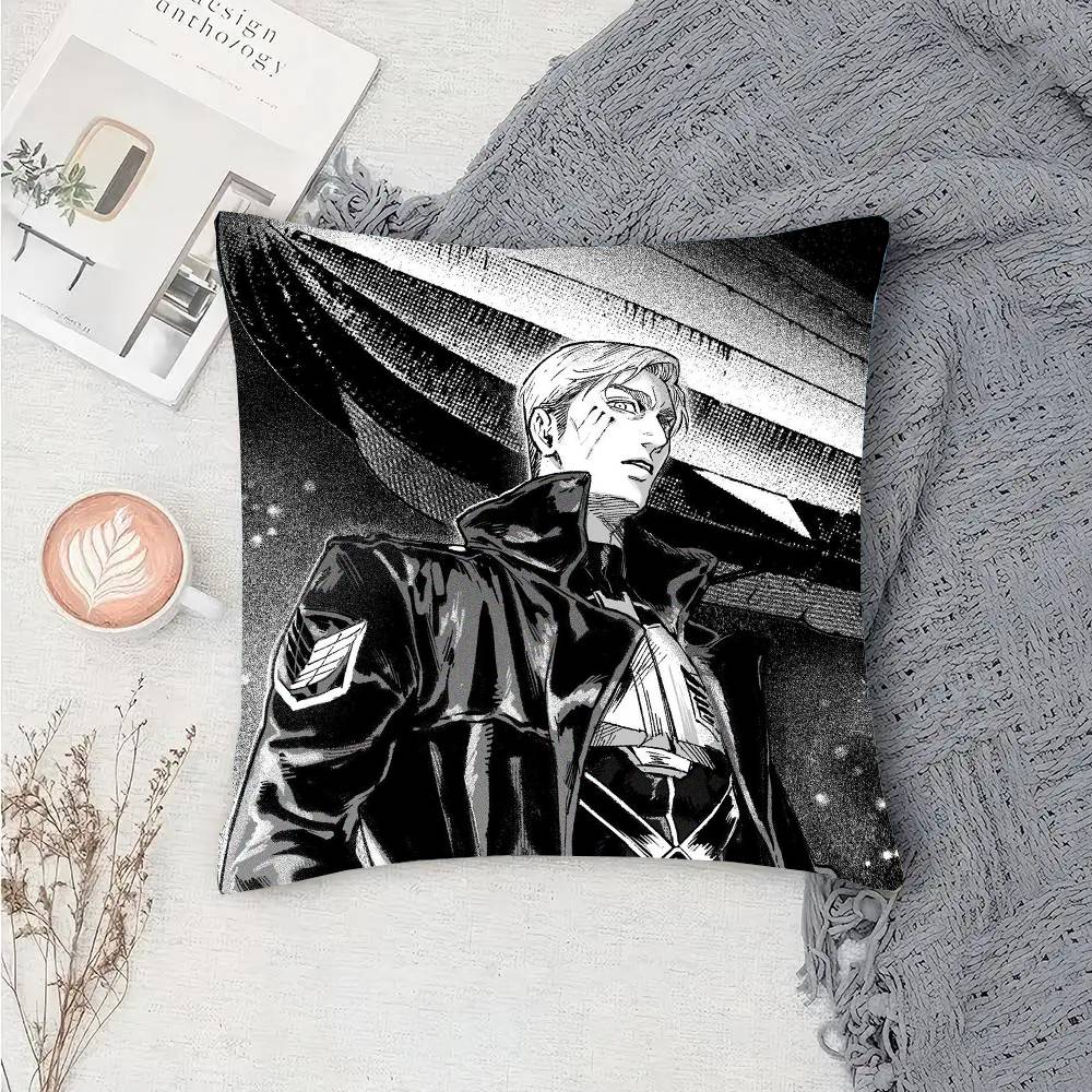 Erwin Smith Anime Pillow Case Sofa Cushion Cover Room Home Decoration