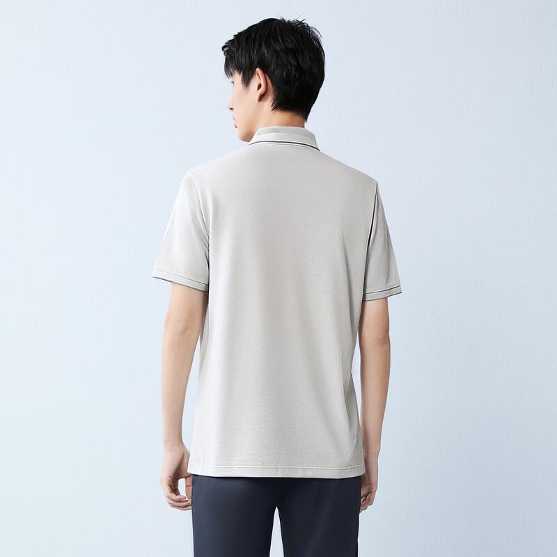 SEVEN Men's Silk Blend Jacquard Polo Shirt