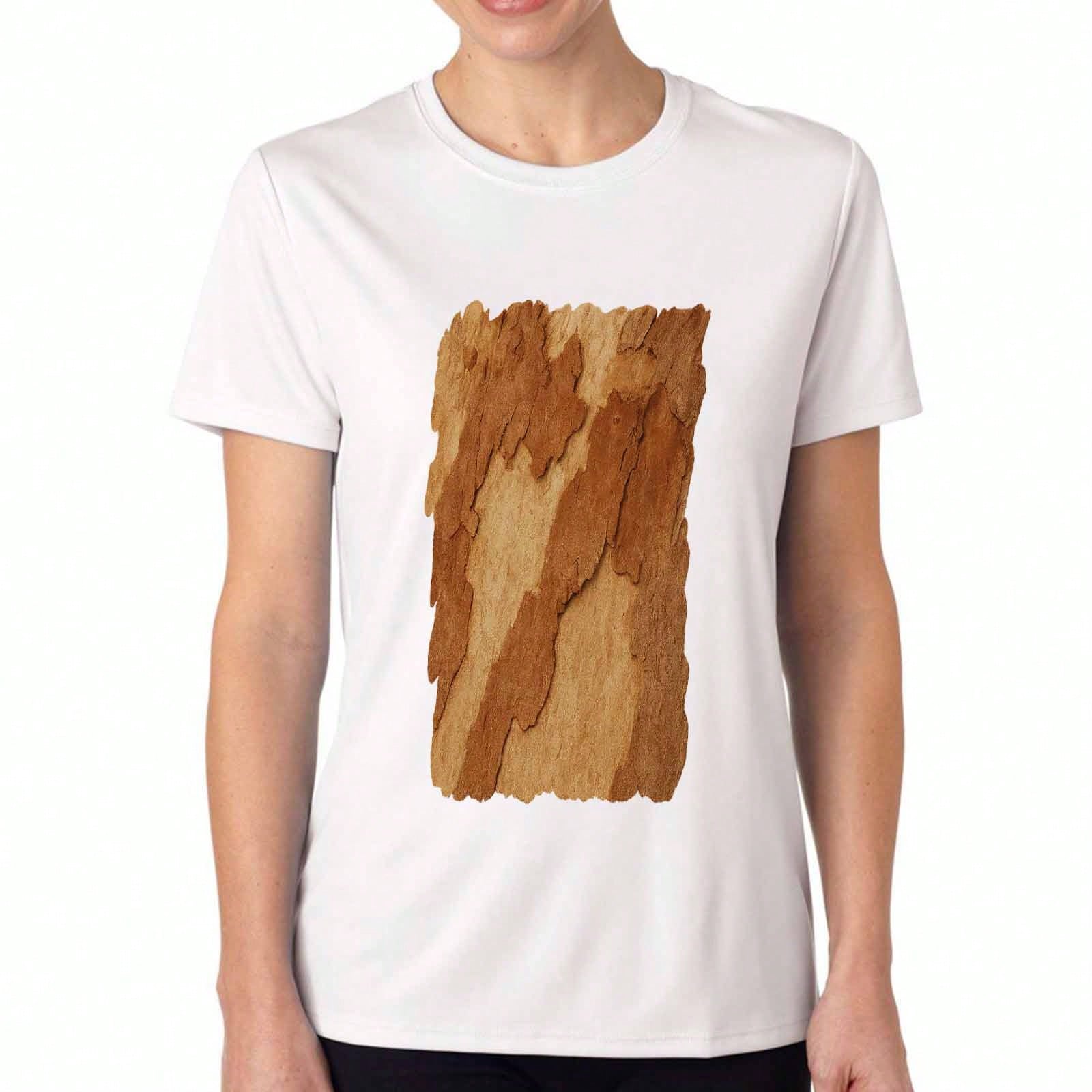 Женская хлопковая футболка Тукан и Монстера, Чистый хлопок, Высококачественная печать, Прочная, Повседневная и модная, Экзотическая тропическая птица и графика с листвой S разноцветный