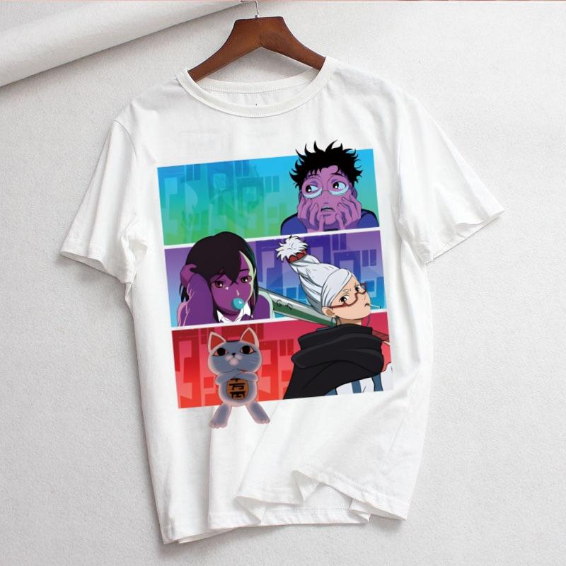 Dandadan Okarun Anime Momo Ayase Women T Shirt Girl Harajuku Korean Style Graphic Tops Kawaii Female TshirtDrop Ship