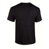 Men's Heavyweight 100% Cotton T-Shirt - Kanji & Dragon Back Print, Loose Fit Streetwear Tee with Asian Design, Breathable Short Sleeve Shirt Suitable