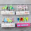 Cute Cartoon Birthday Cake Candles Creative Children's Baking Decoration Car Balloon Ship Combination Candle