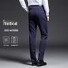 LangSha Men's Business Casual Stretch Trousers