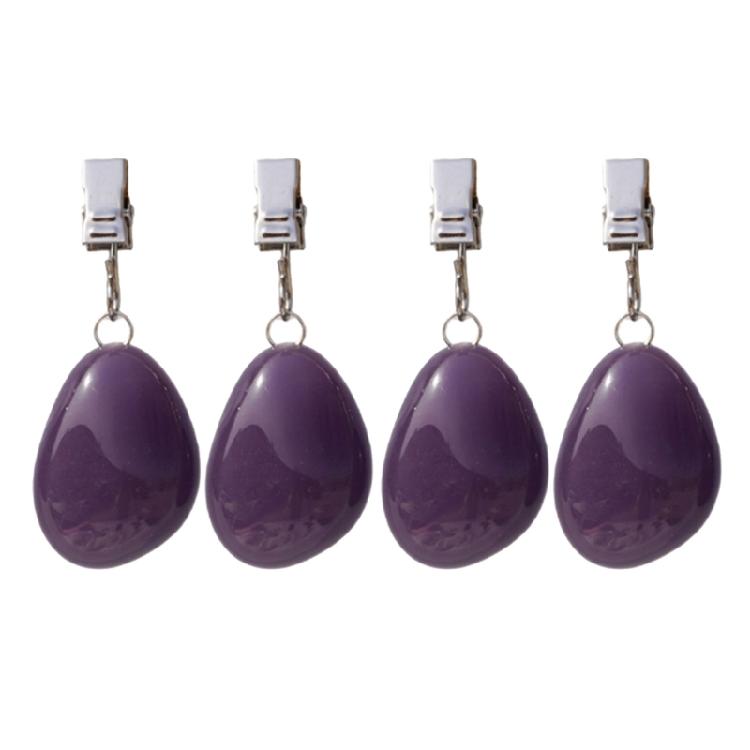 

4Pcs Colorful Tablecloth Pins Agate Mineral Table Cover Fasteners For Restaurants Cafes And Home Settings