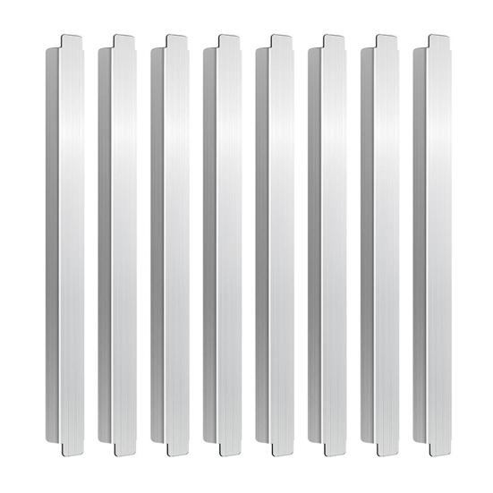 

8 шт. 12,6 дюймовых адаптерных планок из нержавеющей стали, длинный разделитель, металлический разделитель для еды, универсальные запасные адаптерные стержни, детали для ресторанной кухни 8pcs