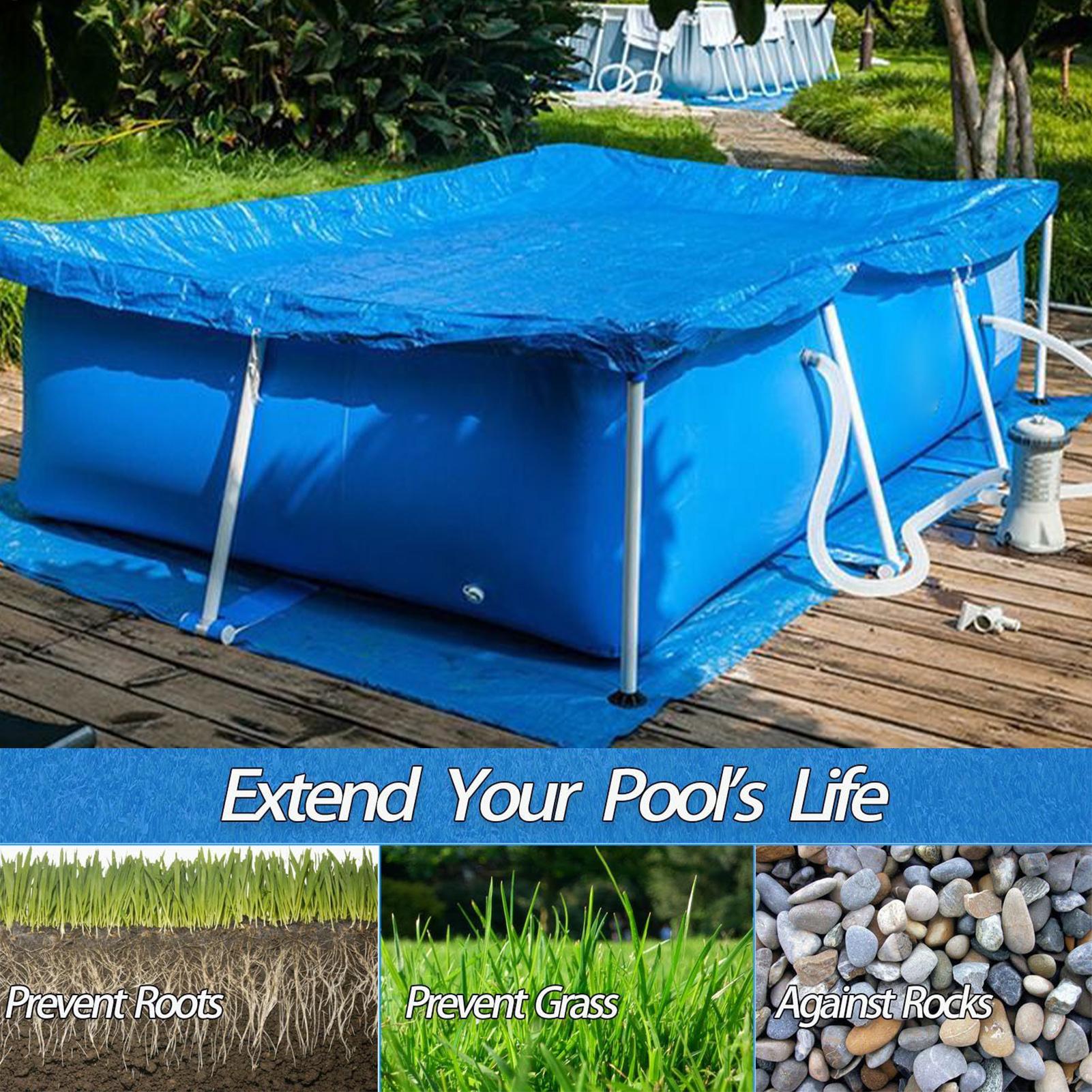Pool Liner Pool Ground Mat Swimming Padding Mat Puncture Resistant Floor Protection for Walkway Poolside Outdoor Water Areas