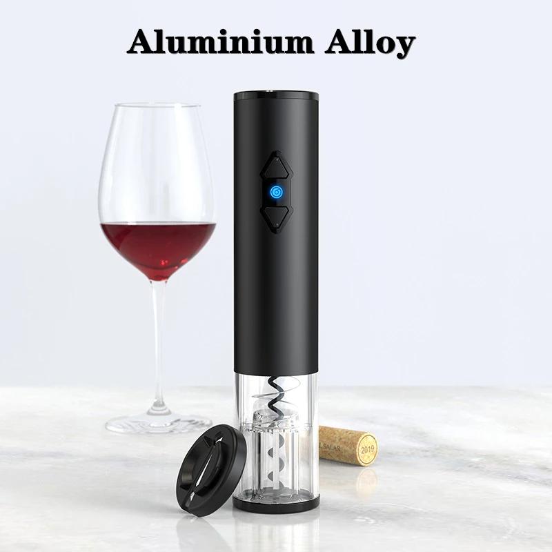 Fast Electric Red Wine Corkscrew, Full-automation Grape Wine Bottle Opener, Illuminated Foil Cutter, Take Out Cork Kitchen Gadge