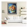 DIY Cross Stitch Kit Diamond Painting 5D Painting Kit, Colorful Flower Plant WOWDECOR Full Drill DIY Diamond Art Paint by Numbers Oil Painting