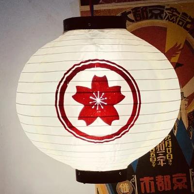 Japanese cloth Lantern Waterproof New Round 30x30CM Hanging Outside Sushi Shop Restaurant Decor flag Ornament Multi Patterns