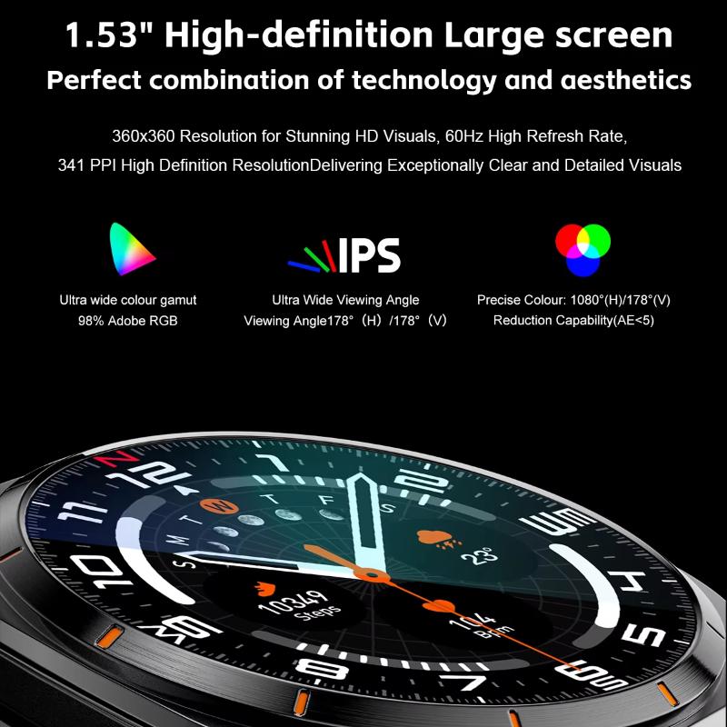 2025 New Smart Watch 2 In 1 Earphone Smartwatch Bluetooth Call for Men Watch Navigation Heart Rate Monitor Sports Music SmartWatch