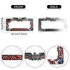 2D Decorative License Plate with Stylish Design for Car Front and Rear