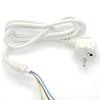 SR Pure Copper Power Cable with Fixed Clip, US/EU/AU/KR Standard Two-Pin & Three-Pin Plugs