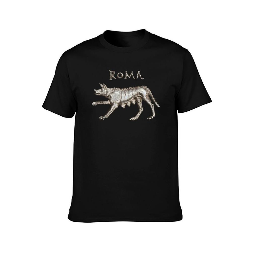 SheWolf of Rome TShirt Classic Print Short Sleeve Shirt