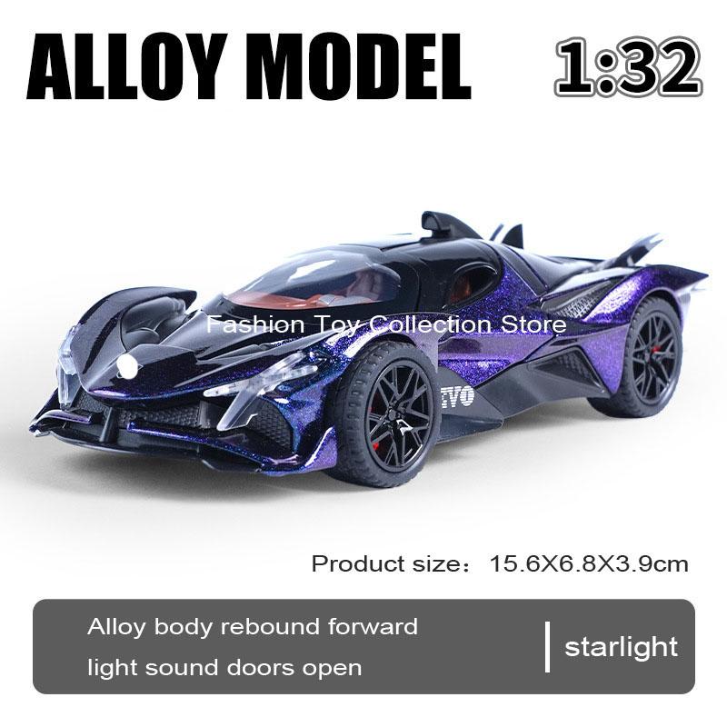 1/32 APOLLO EVO Alloy Car Model High Simulation Diecasts Toy with Sound and Light Pull Back Vehicles Decoration Toys  for Kids Gift