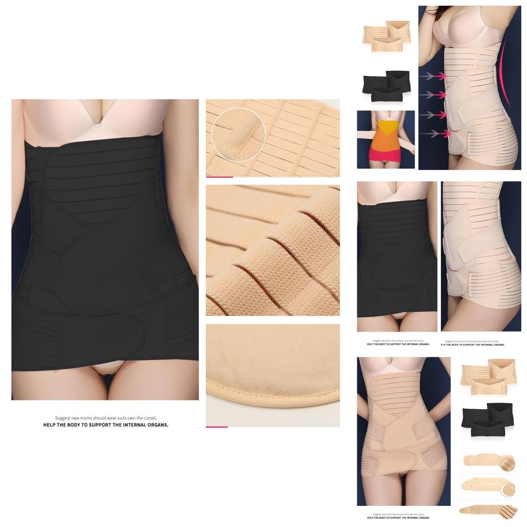 Brand Name Product Name Postpartum Abdominal Binder Three-piece Set For Maternity Women Suitable For Natural And C-section Delivery