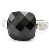 Silverring 'Romy' Svart Vit