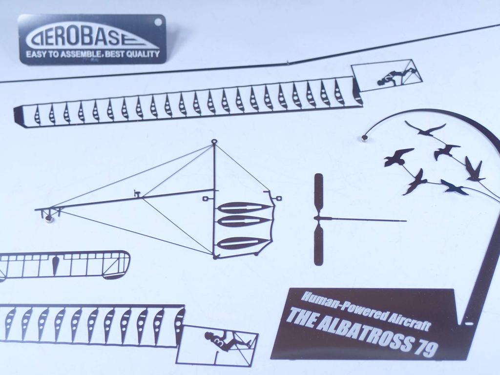 Aerobase Aircraft Series Albatros 79 Metal Assembly Kit H003 1/144 Human-Powered