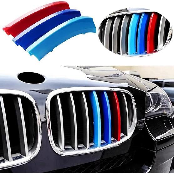 

Точные трехцветные накладки на переднюю решетку Ert, совместимые с BMW X5 G05 2024 2025, аксессуары для стандартной решетки с 7 перекладинами 2007-2013 BMW E70 X5 and