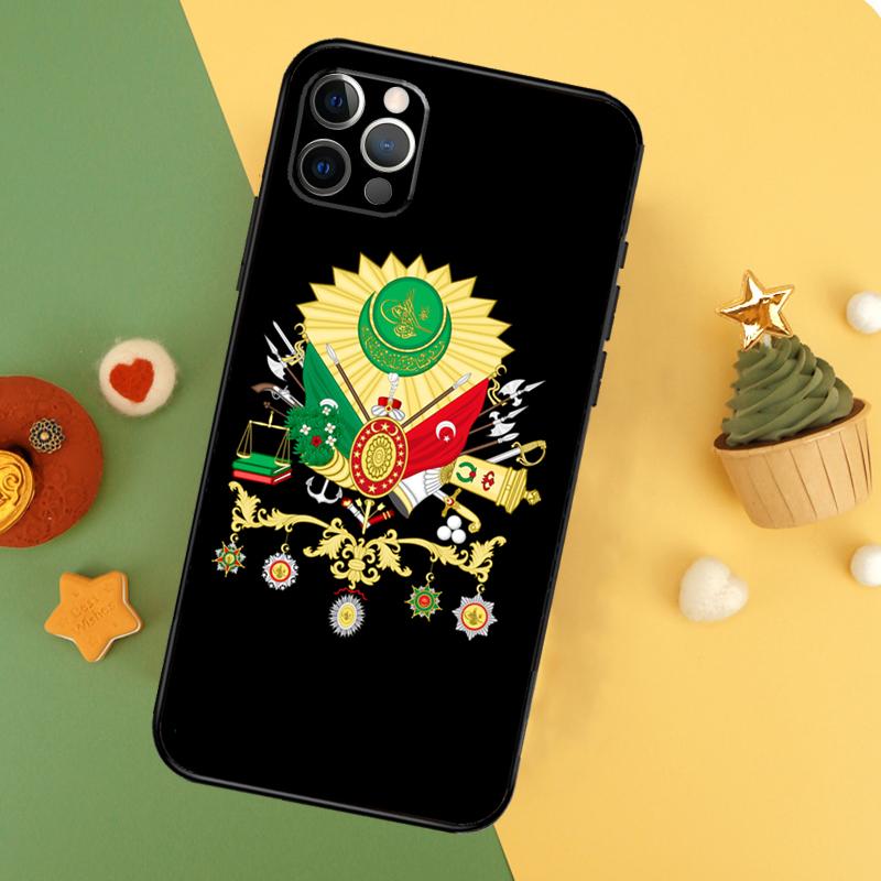 Ottoman Empire Coat Of Arms Phone Case For iPhone 17 17Air 16 16E 15 14 13 12 11 Pro Max 12 13 Mini Shockproof Cover