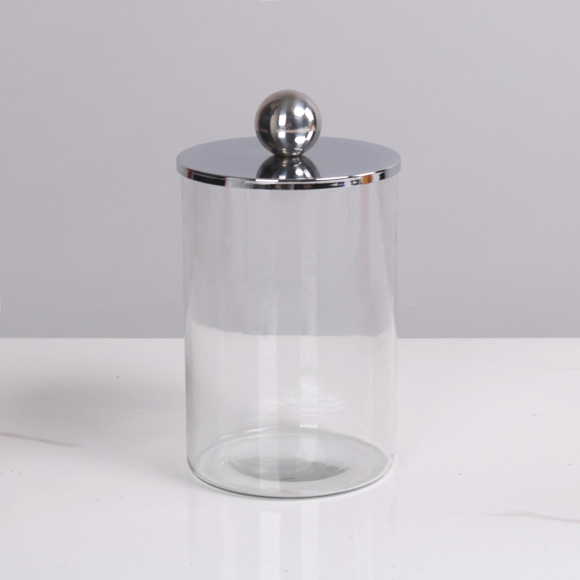 

Современная простая декоративная банка для хранения, стеклянная бутылка с бусинами и точками, обеденный стол, сервант, прихожая, банка для конфет, модель, украшение комнаты medium