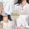 8PCS Pearl Non-slip Safety Pins Dress Brooch Decoration Dress Waist Fastening Pins Collar Adjustment Scarf  Fashion Versatile