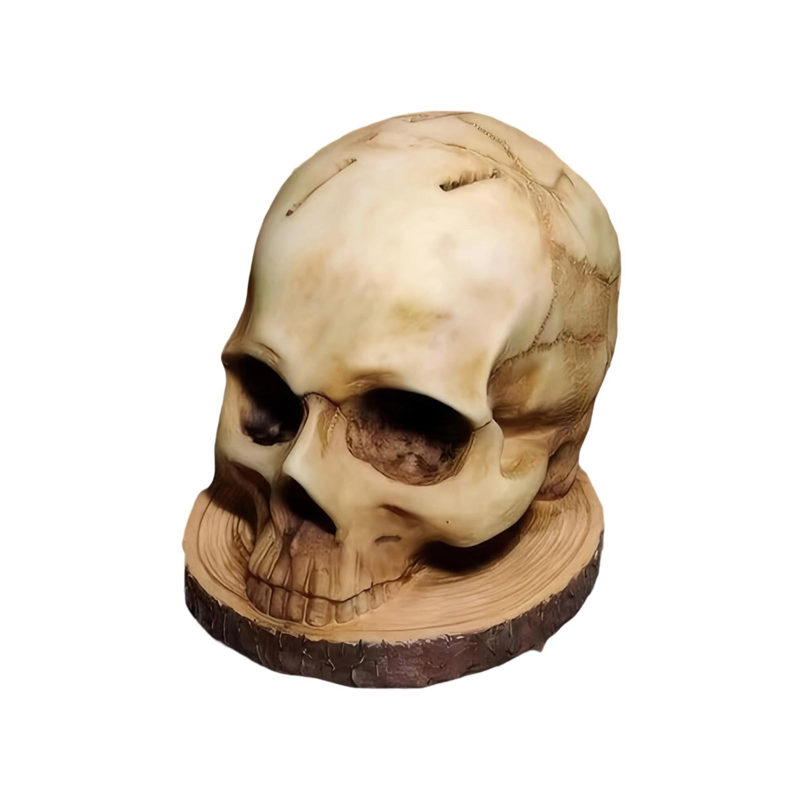 

Ужасная подставка для ножей для хранения на кухне, готические кухонные аксессуары, ужасная голова для хранения, подставка для ножей, украшение кухни на Хэллоуин One Size