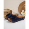 Cross-border New Large-size Women's Shoes Spring and Summer New Amazon Cross-border One Flower Open-toed Slippers European and American Sandals
