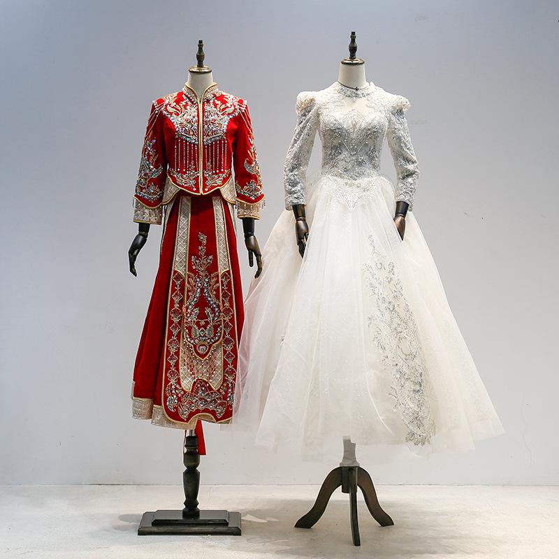 Korean Style Female Mannequin for Clothing and Wedding Dress Display