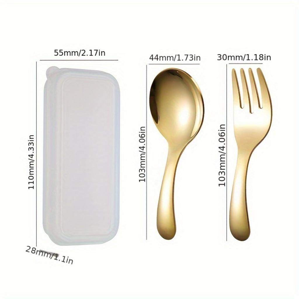 304 Stainless Steel Short Handle Spoon | Mini Utensils For Ice Cream, Desserts, Tea | Portable Outdoor Travel Cutlery | Durable And Convenient