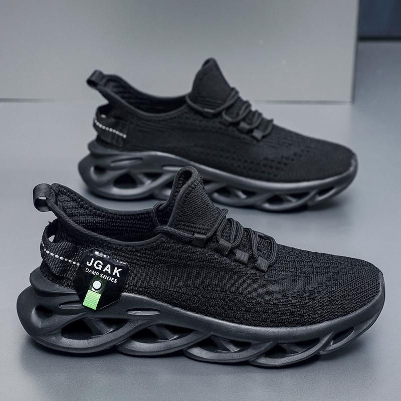 

Мужские дышащие кроссовки спортивные беговые туфли плюс большой размер 49 50 51 52 слипоны легкие повседневные кроссовки для ходьбы 49 чёрный