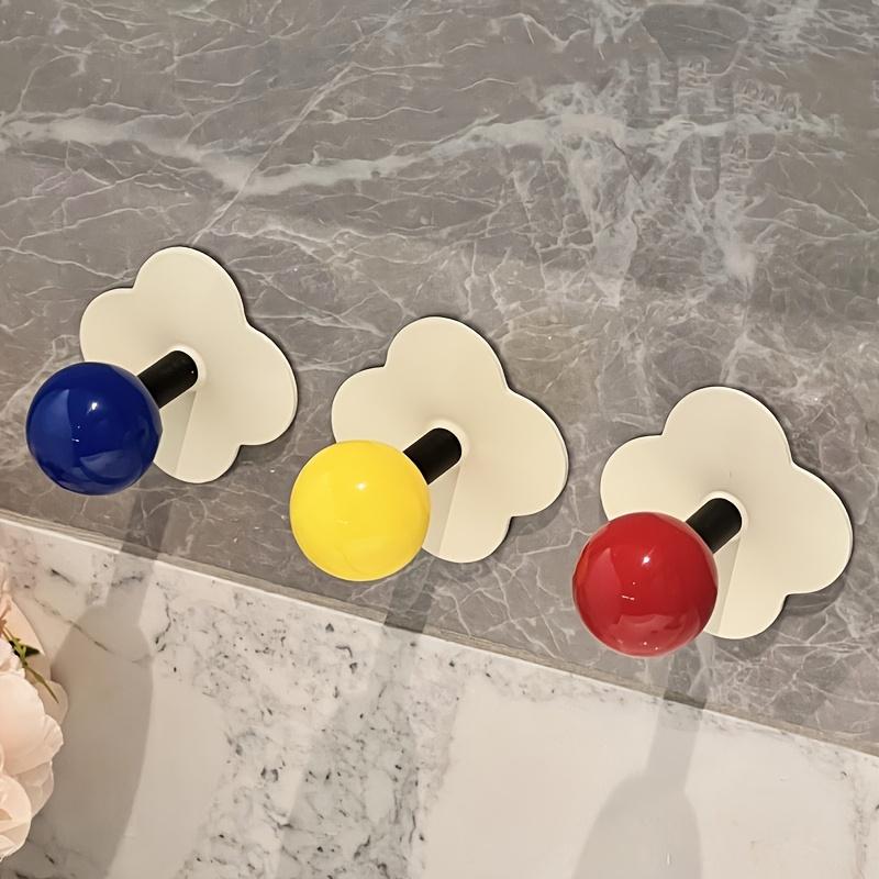 Ισχυροί Αυτοκόλλητοι Άγκιστροι Μπάνιου Χωρίς Τρύπημα, Δημιουργική Αποθήκευση Τοίχου για Σπίτι, Κουζίνα και Μπάνιο, Άγκιστροι Χρήσης