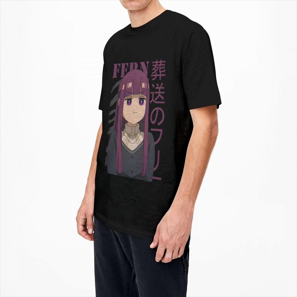 Pánske Dámske Tričko Frieren At The Funeral Anime Tričká Trendy Cool Postavy Fern Letné Tričko Úžasné Bavlnené Oblečenie