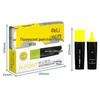 Deli S600 Fluorescent Yellow Highlighter Pens, 10-Pack