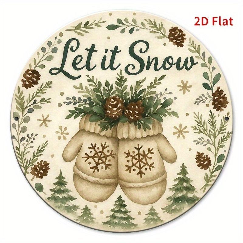 2D Flat Hanging Decorative Metal Sign Hand Painted Art