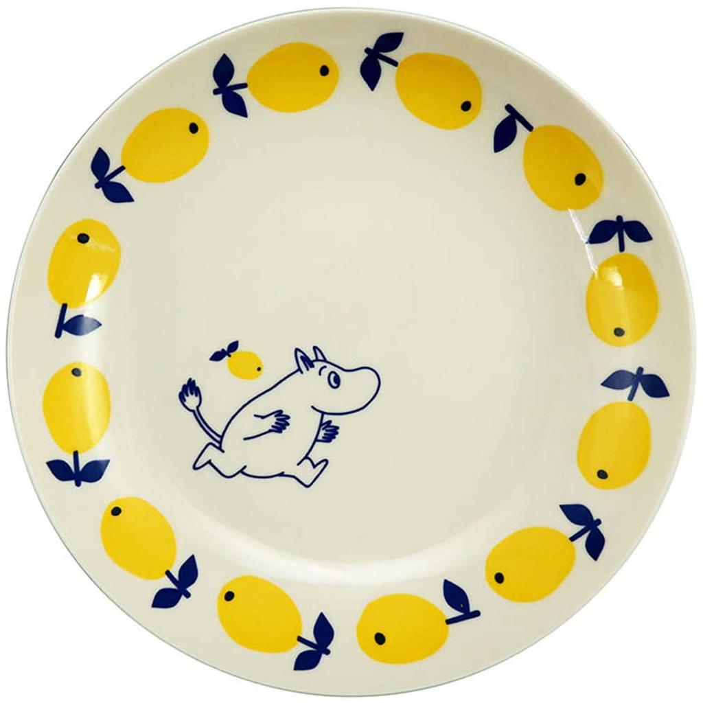 Yamaka Shoten MOOMIN Pasta Plate Curry Plate Diameter 21cm Pair 2 Pieces Dish Set Moomin Snufkin Moomin Goods Character Plate Dish Nordic Dish Stylish