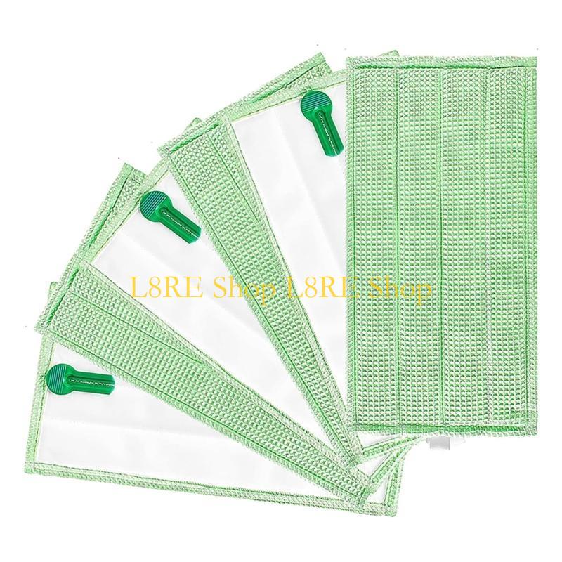 L8RE 6Pack Washable Microfiber Refill Mop Pads for VORWERK SP600 Mop Cloth