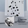 Premium Waterproof Mildew-resistant Bathroom Shower Curtain Set with Thickened Privacy Partition
