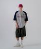 EZKATON Square Rib Shorts Khaki Mmsp6801
