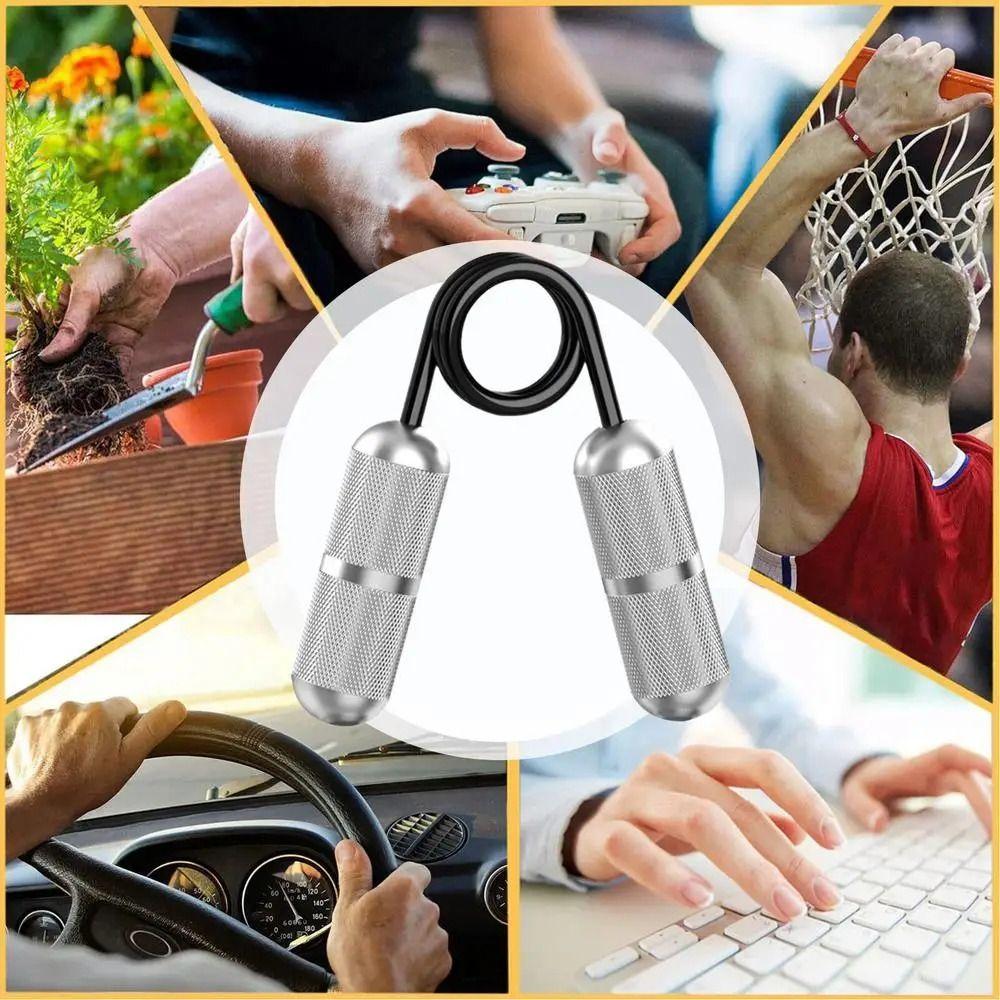 Light Weight Grip Strength Trainer High Strength Grip Strengthener Metal Hand Gripper Office