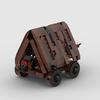 Medieval city car siege equipment MOC building blocks Assembly toy set Holiday gift for all architecture loversc