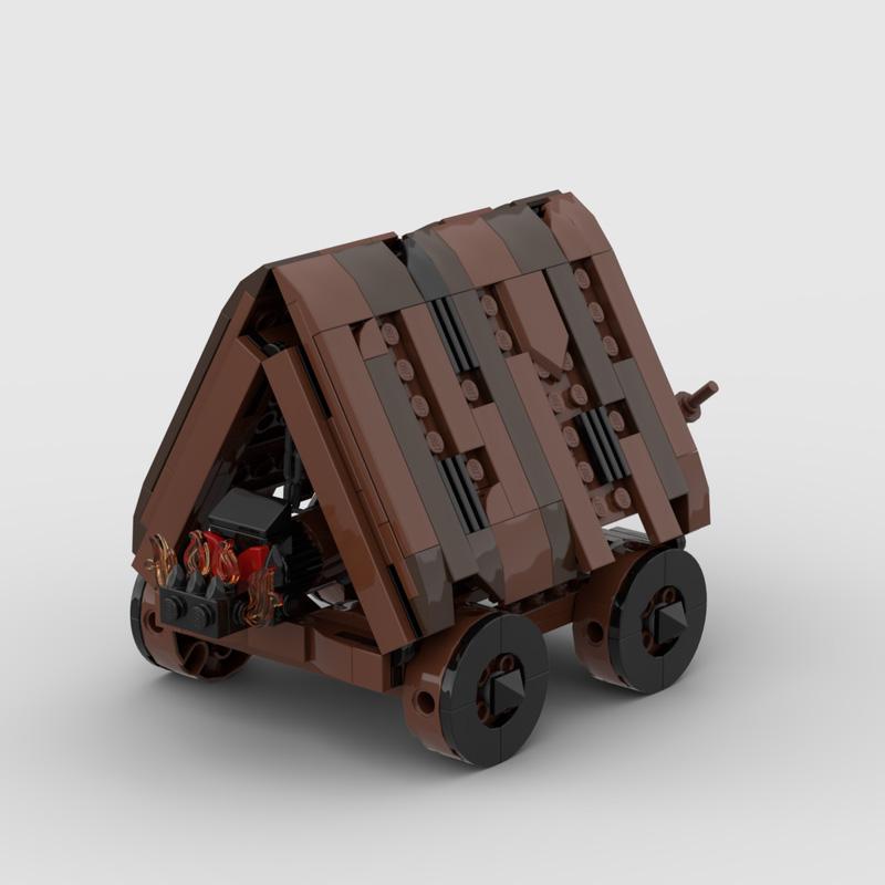 Medieval city car siege equipment MOC building blocks Assembly toy set Holiday gift for all architecture loversc