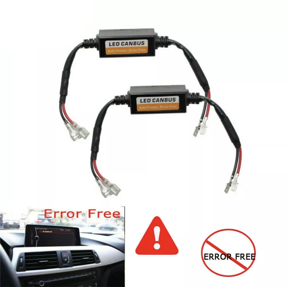 2X Car A0 H1 H3 LED Headlight Error Free Anti Flicker Resistor Canceller Decoder 2X Car A0 H1 H3 LED Headlight Error Free Anti Flicker Resistor Canceller Decoder