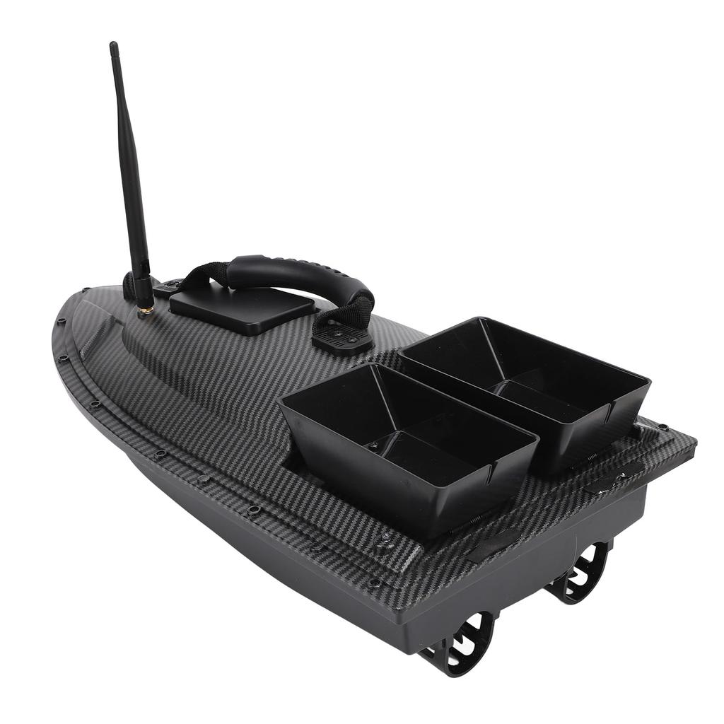 RC Fishing Bait Boat 500m Dual Motor GPS Auto Return RC Fish Lure Boat with Night Light LCD Remote Control for Pools
