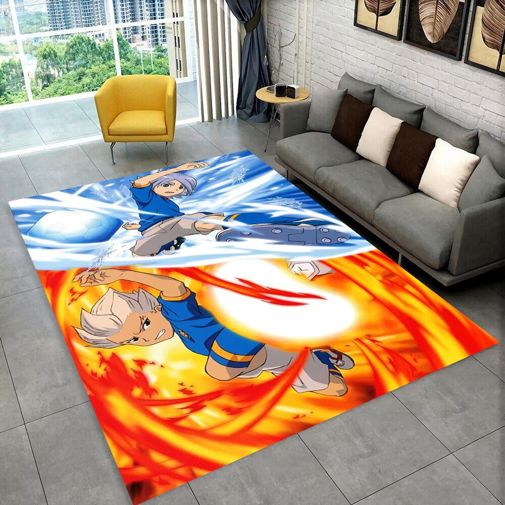 Anime Inazuma Eleven Mark Evans Zeichentrick Teppich, Teppich für Wohnzimmer Schlafzimmer Sofa Fußmatte Dekoration, Rutschfeste Bodenmatte