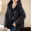 New cotton-padded women's winter short loose small thickened cotton-padded jacket hooded jacket