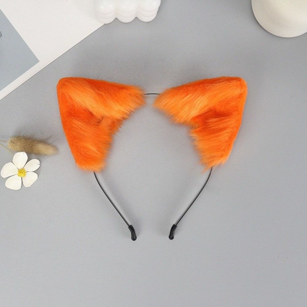 Artificial Cat Ears Headband Furry Lolita Ears Headwear Practical Hair Accessories  Adults